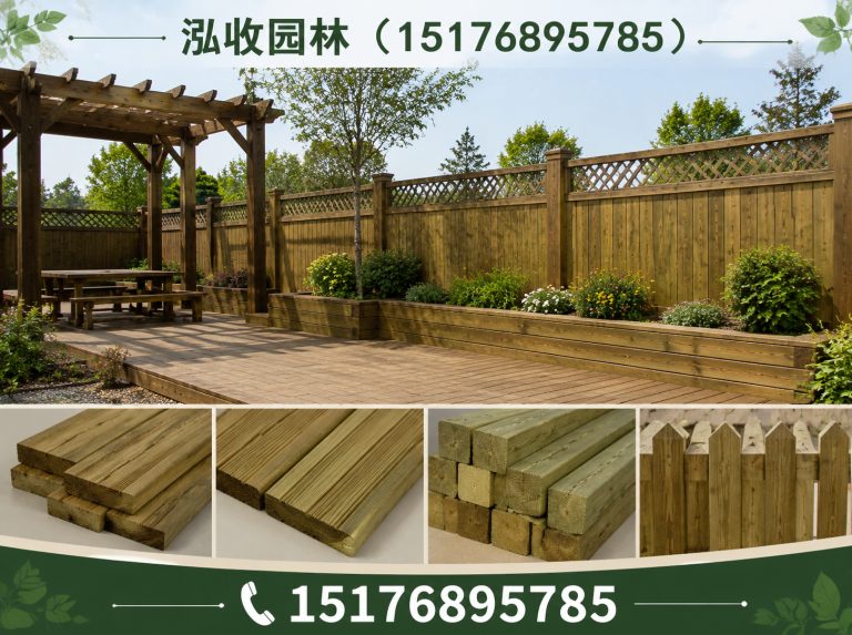 海西京津冀防腐木工程展示图